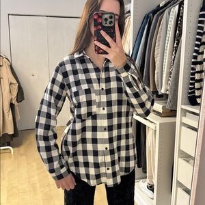 Black and white flannel from Zara